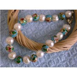 5169 Pearl and Enamel Bracelet