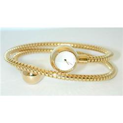5196 VCA 18k Gold Bangle Watch