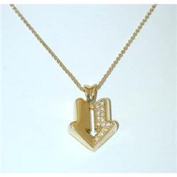 5288 ENIGMA "Gianni Bulgari" 18K Gold Necklace w/Dia