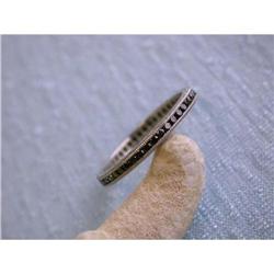 5303 Eternity Ring with Black Diamonds