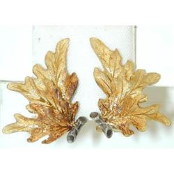 1262 BUCCELLATI 18K Gold Post/ Clip-on Earrings
