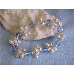 1269 Fresh Water Pearl and Colored Gemstone Bracelet