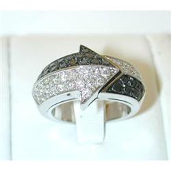 1285 ENIGMA "Gianni Bulgari" 18KW Diamond Ring