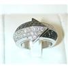 Image 1 : 1285 ENIGMA "Gianni Bulgari" 18KW Diamond Ring