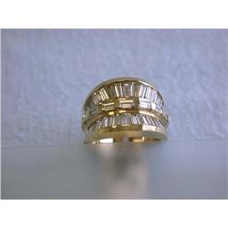 1409 14k Gold Ring with Diamonds