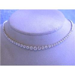 1419 18k White Gold Diamond Necklace