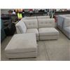 Image 1 : 4 Piece Sectional with Large Ottoman