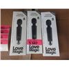 Image 1 : 3 New Love Magic Vibrator/Massagers - Black