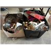 Image 1 : 2 Large Containers of Assorted Household Goods