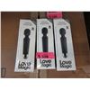 Image 1 : 3 New Love Magic Vibrator/Massagers - Black