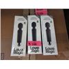 Image 1 : 3 New Love Magic Vibrator/Massagers - Black