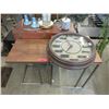 Image 1 : 18" Wall Clock & 2 Nesting Tables