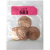 Image 1 : Four 1 Oz. .999 Copper Donald Trump Rounds