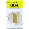Image 1 : 10 Gram German Mint .9999 Fine Gold Bar