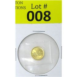 1/20 Oz .9999 Gold 2020 Canada Maple Leaf Coin
