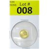 Image 1 : 1/20 Oz .9999 Gold 2020 Canada Maple Leaf Coin