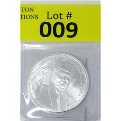 1 Oz. .9999 Fine Silver 2020 Donald Trump Round