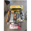 Image 1 : Flashlight, Mortising Attachment, Tool Belt, Level