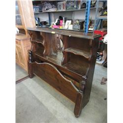 Queen Size Pine Wood Bed Frame