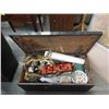 Image 1 : Vintage Storage Trunk & Contents