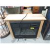 Image 1 : Free Standing Electric Fireplace - 12" x 32" x 26"