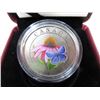 Image 2 : 2013 Canadian Coloured Flower & Butterfly Coin