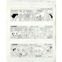 Warren Kremer - Casper the Friendly Cub Scout Comic Str 