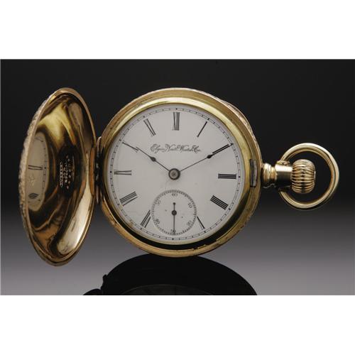 ELGIN NATIONAL WATCH CO,14kt FILLED POCKET WATCH