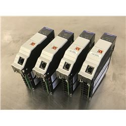 (4) ALLEN BRADLEY 1756-EN2T ENET/IP  MODULE