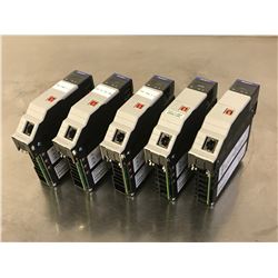 (5) ALLEN BRADLEY 1756-EN2T ENET/IP  MODULE