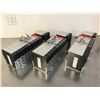 Image 2 : (3) ALLEN BRADLEY 1756-A10 10 SLOT CHASSIS W/ POWER SUPPLY & MODULES