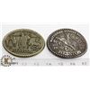 Image 1 : VINTAGE 2 BELT BUCKLES NATIONAL