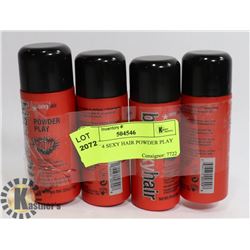 LOT OF 4 SEXY HAIR POWDER PLAY