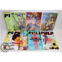 LARGE LOT OF MANGA COMICS & PULP MANGA MAGAZINES