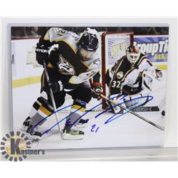 AUTOGRAPHED PETER FORSBERG NASHVILLE PREDATORS 8