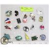 Image 1 : LOT OF 20 VARIOUS DISNEY TRADING PINS
