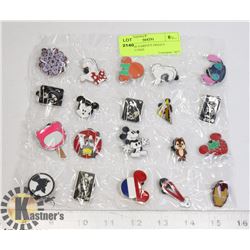 LOT OF 20 VARIOUS DISNEY TRADING PINS