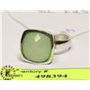 Image 1 : STERLING SILVER .925 CHALCEDONY RING SIZE 7.25