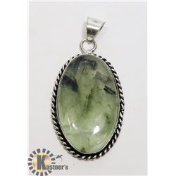 #221-PREHNITE PENDANT
