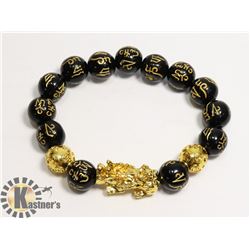 #138-FENG SHUI BLACK OBSIDIAN BRACELET