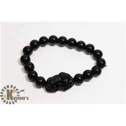 #162-FENG SHUI BLACK OBSIDIAN BRACELET