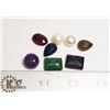 Image 1 : #91-RUBY/AMETHYST/PEARL/SAPPHIRE, EMERALD 94.0CT