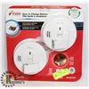 Image 1 : SEALED 2 PACK KIDDE SMOKE ALARM SET