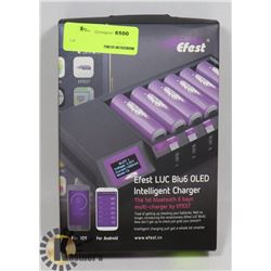 EFEST LUC BLU6 OLDED INTELLIGENT CHARGER