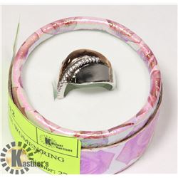 LUXURY TWO TONE WOMEN RING SZ6