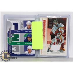 SHIROKOV GRANBNER BERNIER CANUCKS JERSEY CARD