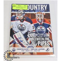 ANDERS NILLSSON / CAM TALBOT SIGNED OILERS PROGRAM