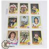 Image 1 : 9 1976-77 OPC WHA HOCKEY CARD LOT ROOKIES AND