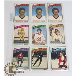 15 76-77 HOCKEY CARD LOT 18