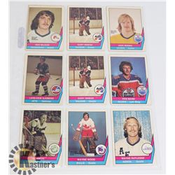 13 1977-78 OPC WHA HOCKEY CARD LOT ROOKIES  BASE